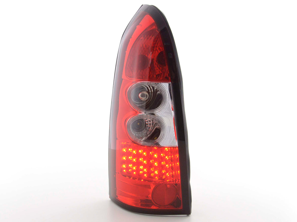 LED taillights set Opel Astra G Caravan 98-03 clear/red