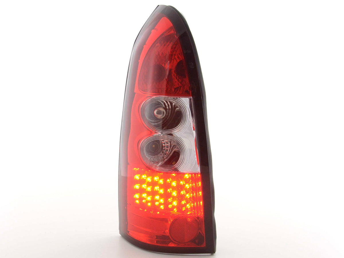 LED taillights set Opel Astra G Caravan 98-03 clear/red