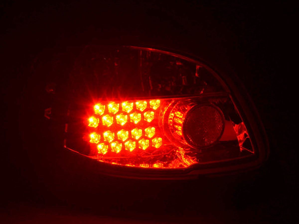 LED taillights set Peugeot 206 3/5 doors without Cabrio 98-05 red