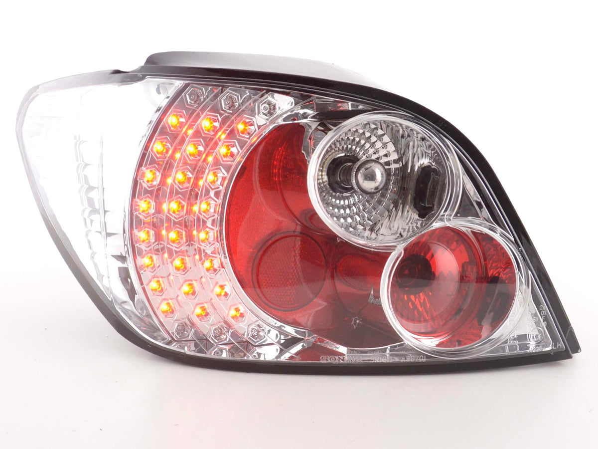 LED taillights set Peugeot 307 01-04 chrome