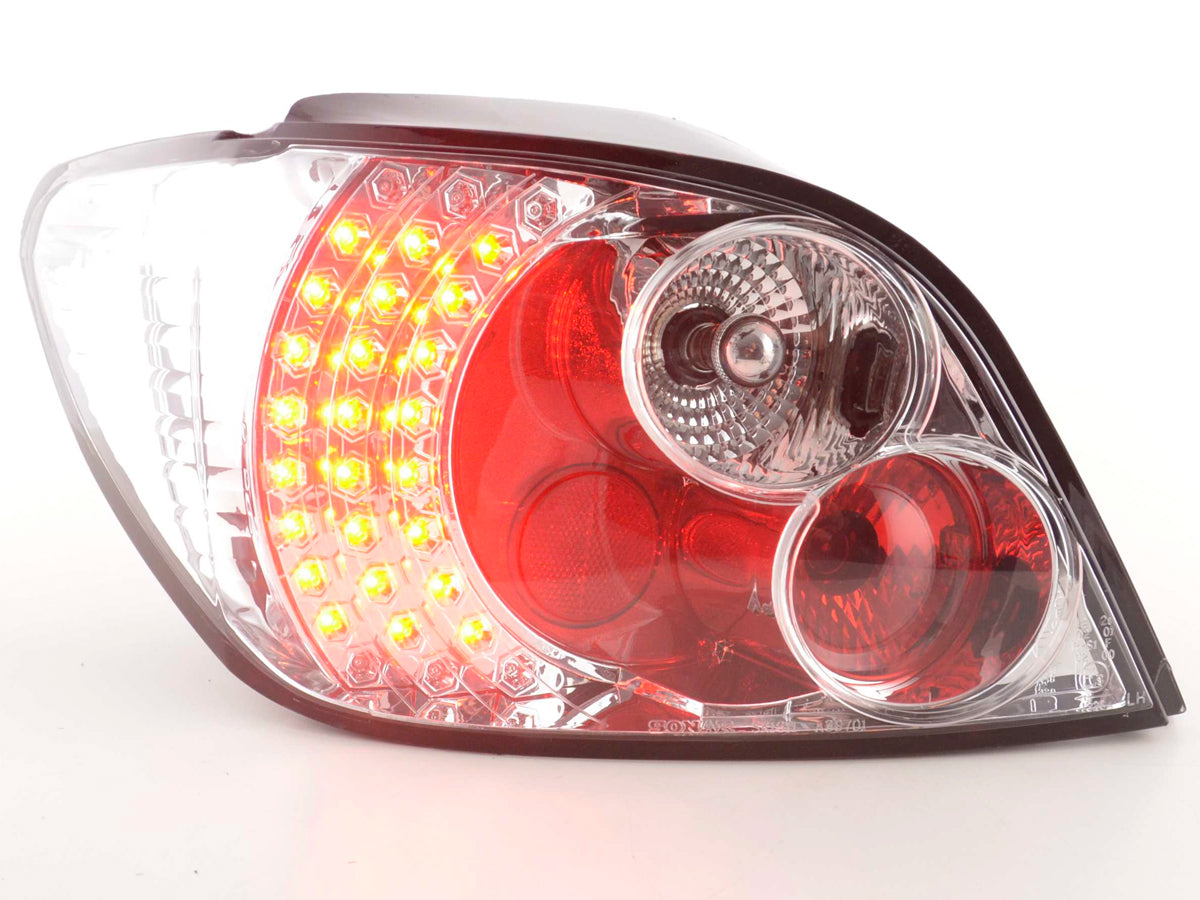 LED taillights set Peugeot 307 01-04 chrome