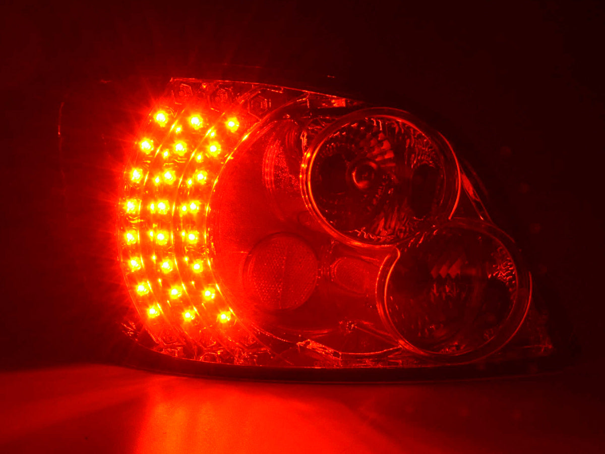 LED taillights set Peugeot 307 01-04 chrome