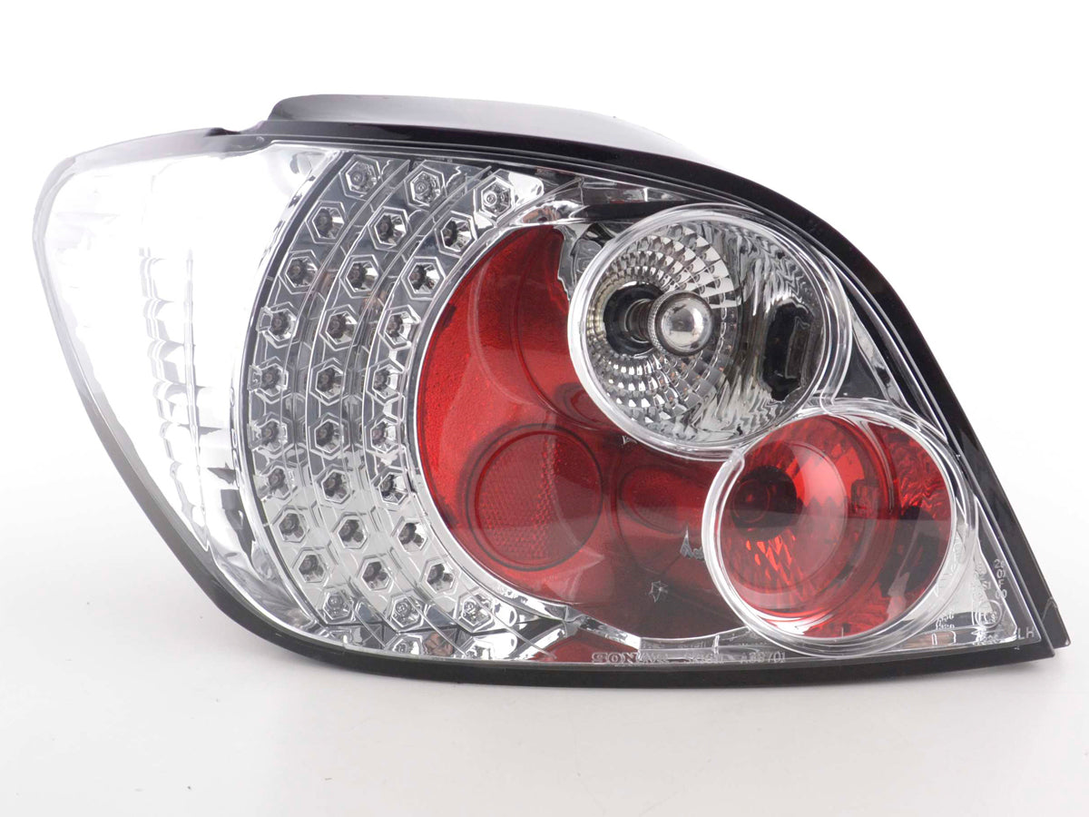 LED taillights set Peugeot 307 01-04 chrome