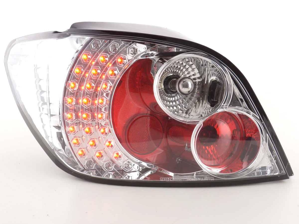 LED taillights set Peugeot 307 01-04 chrome