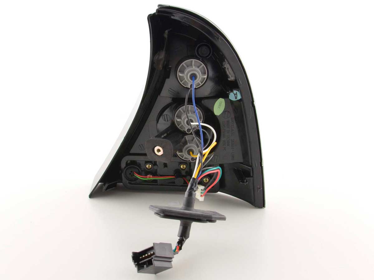LED taillights set Renault Clio Type B 98-01 chrome