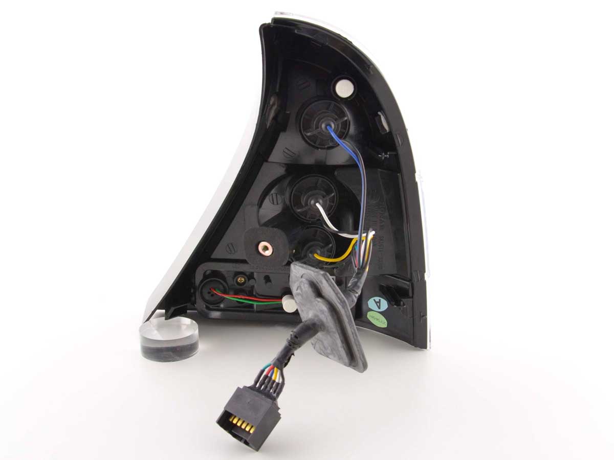 LED taillights set Renault Clio Type B 01-04 chrome