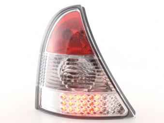 LED taillights set Renault Clio Type B 01-04 chrome