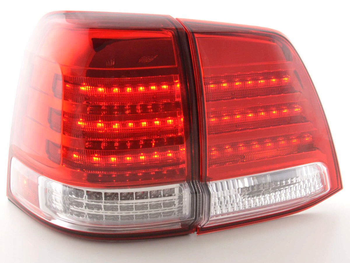 LED taillights set Toyota Land Cruiser type FJ200 07-08 chrome