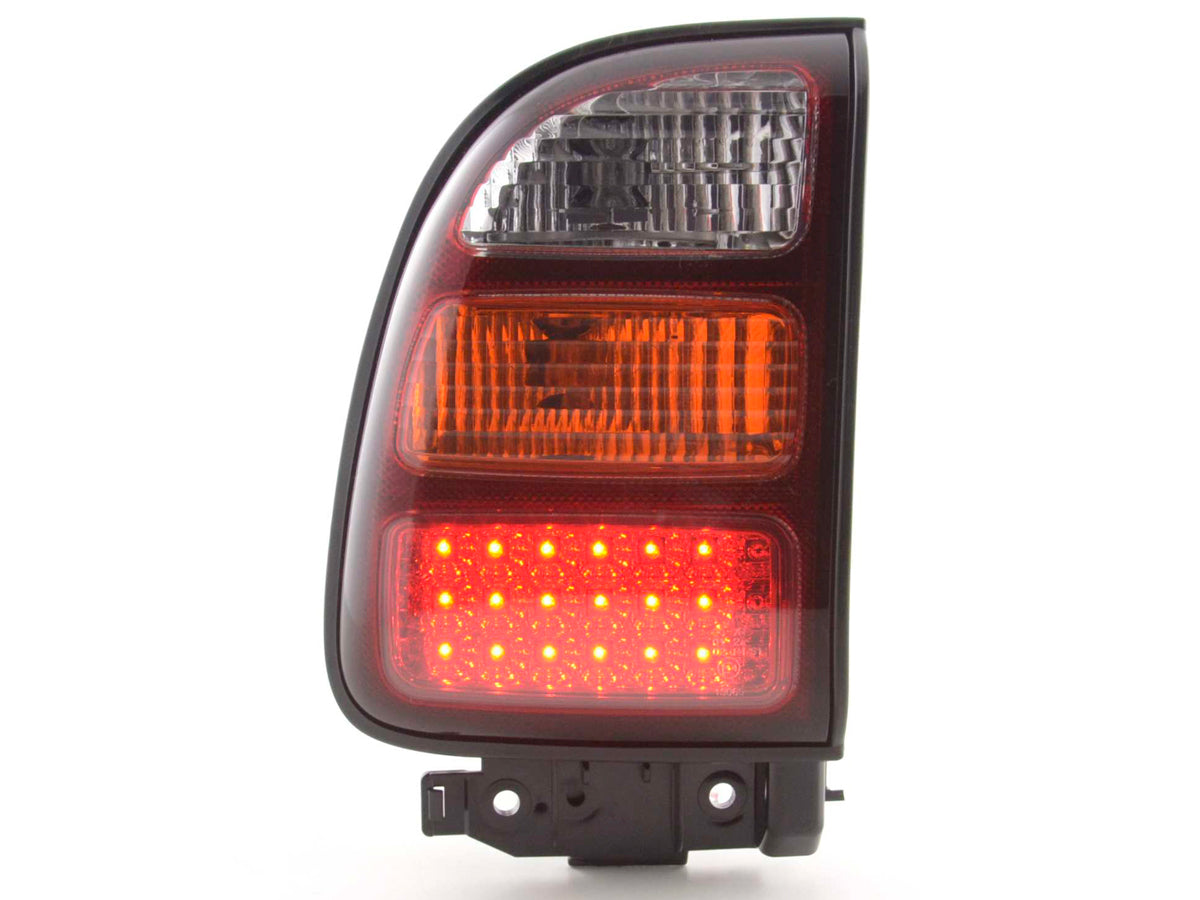 LED taillights set Toyota RAV4 98-00 clear/yellow/red