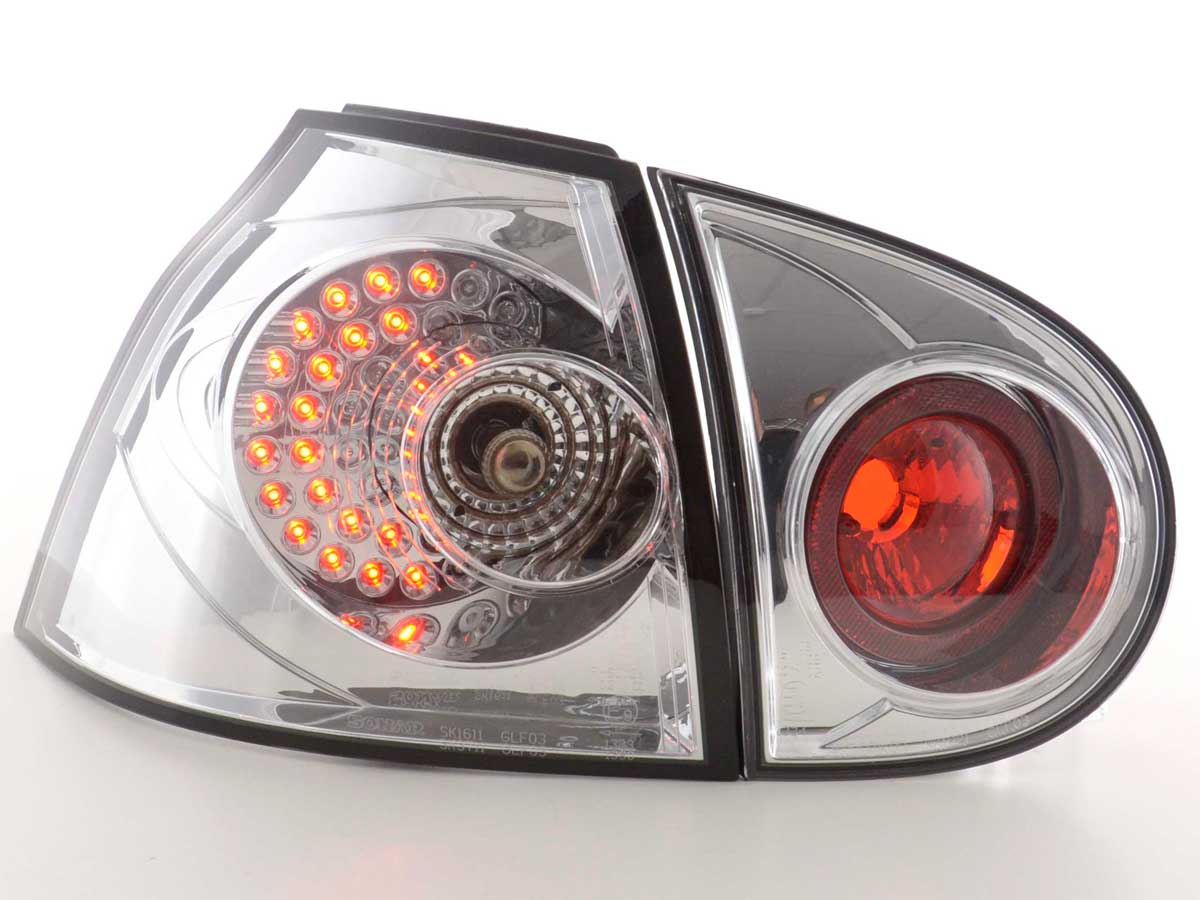LED Rückleuchten Set VW Golf 6 Typ 1K  08- schwarz/rot