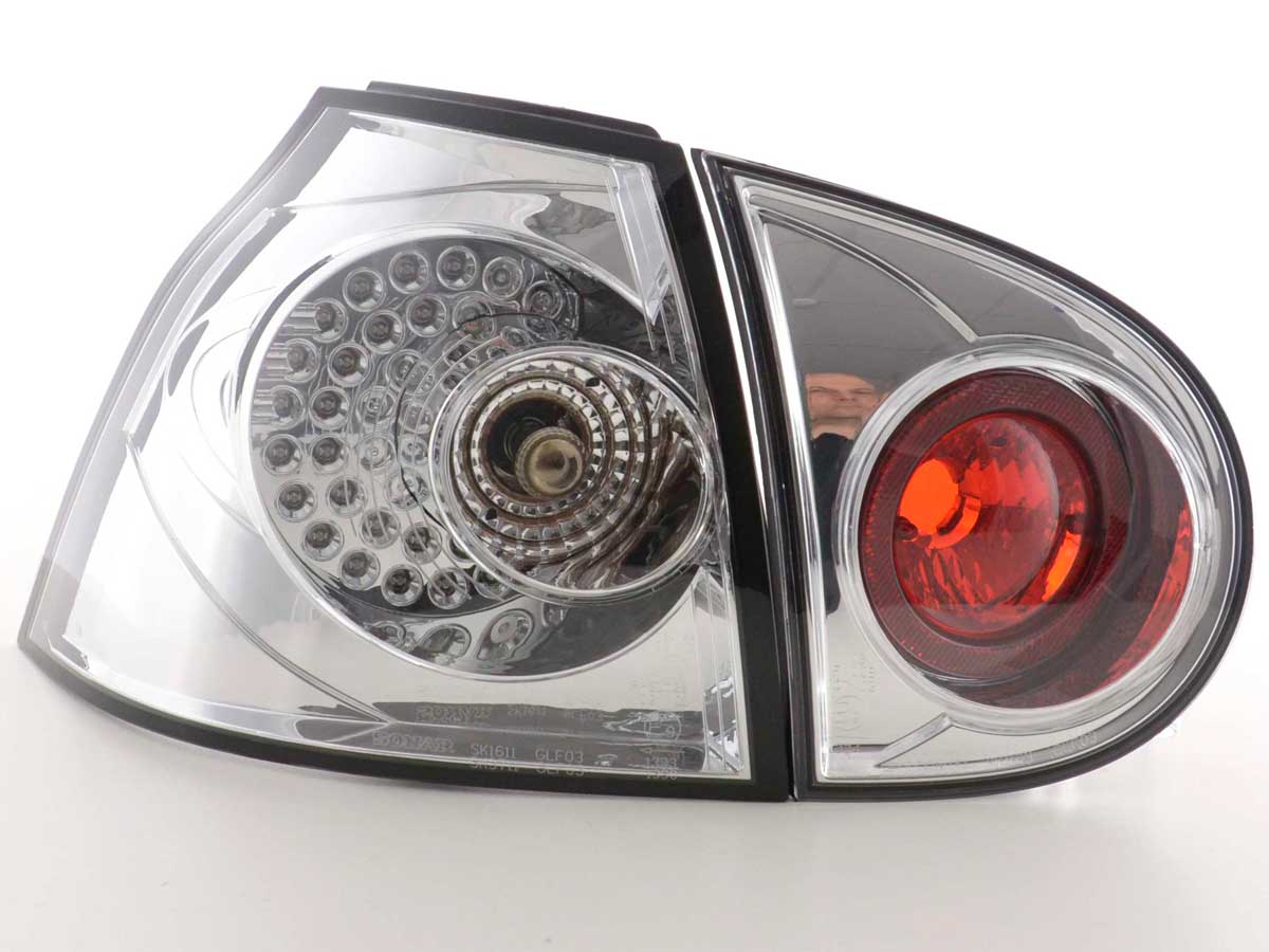 LED Rückleuchten Set VW Golf 5 Typ 1K  2003-2008 chrom