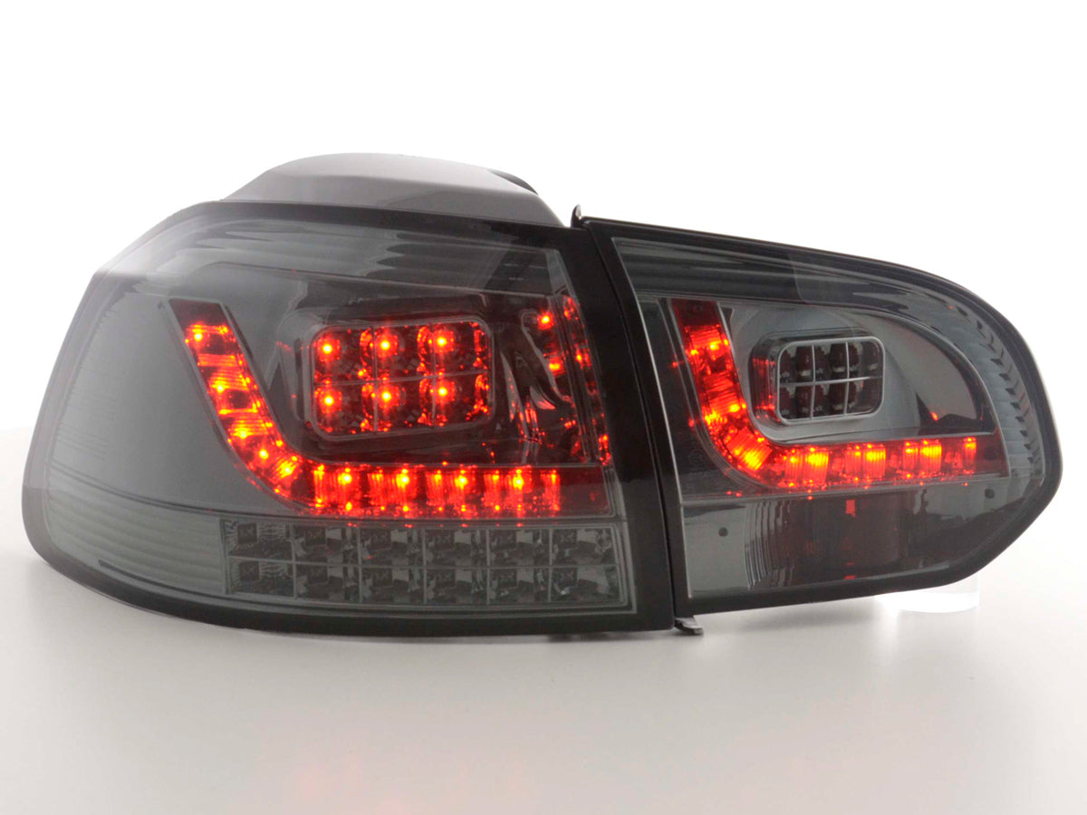 LED Rückleuchten Set VW Golf 6 Typ 1K  2008 bis 2012 schwarz mit Led Blinker