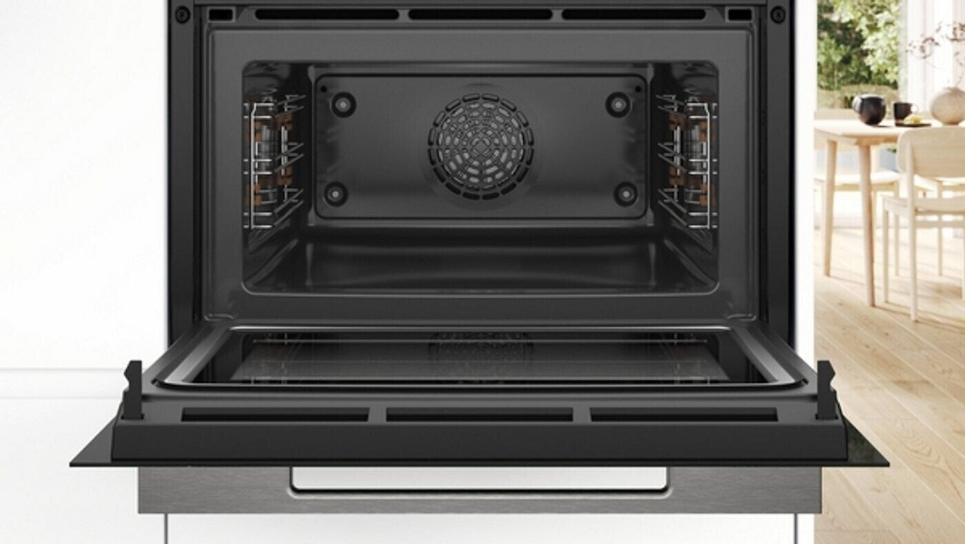 Bosch CMG7241B1 Series 8 built-in compact oven with microwave function, black
