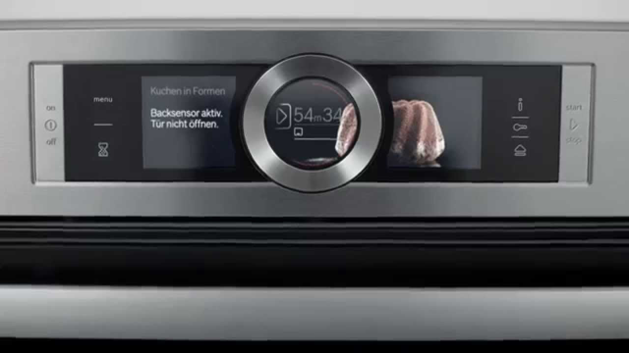 Bosch HSG636BB1 Series 8 built-in electric oven, steam, black