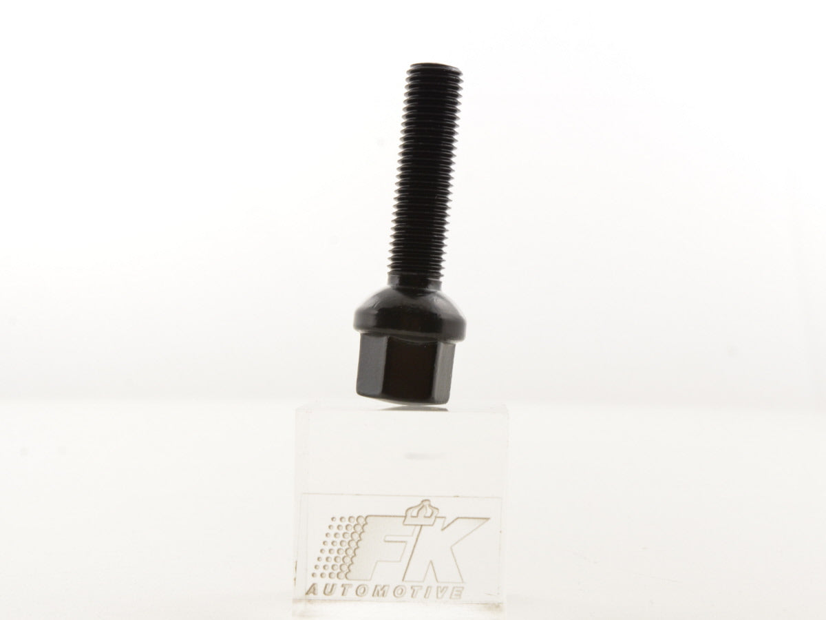 Radschrauben Set (8 Stk.) Schaftlänge 45mm Kugelbund schwarz M12x1,5