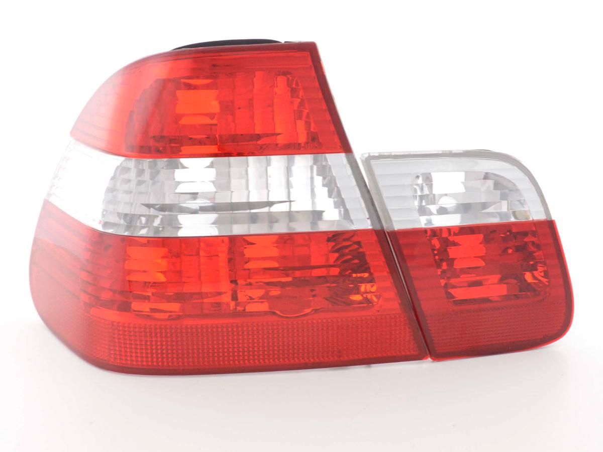 Rückleuchten Set BMW 3er Limo Typ E46  01-05 weiß/rot