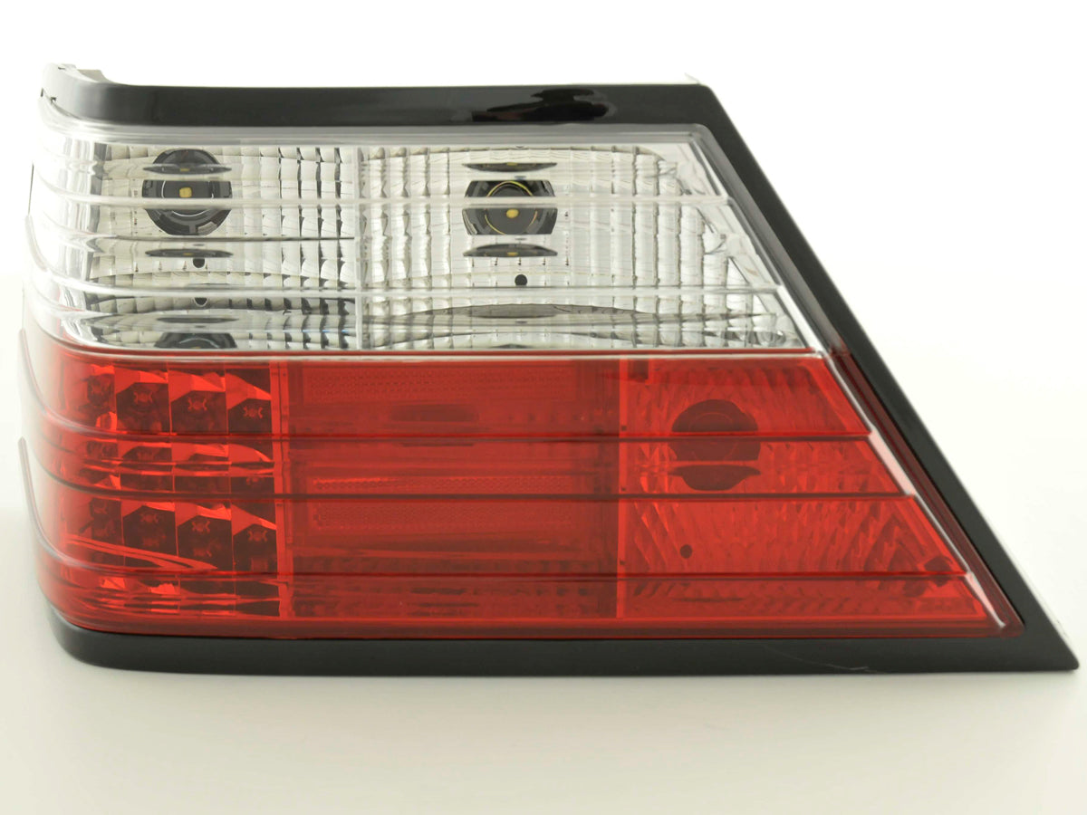 LED taillights set Mercedes E-Class sedan W124 85-96 clear/red