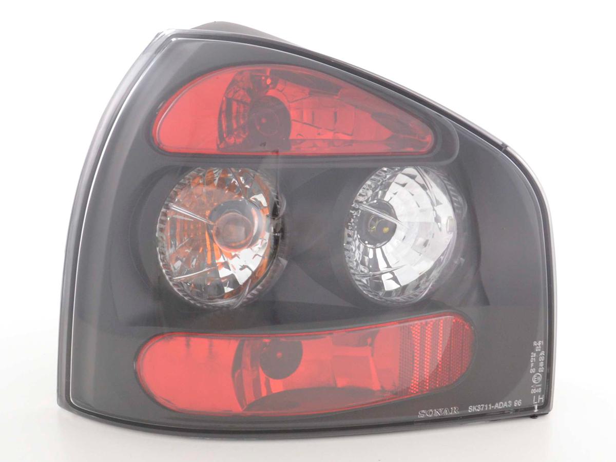 Rückleuchten Set Audi A3 Typ 8L  96-02 schwarz