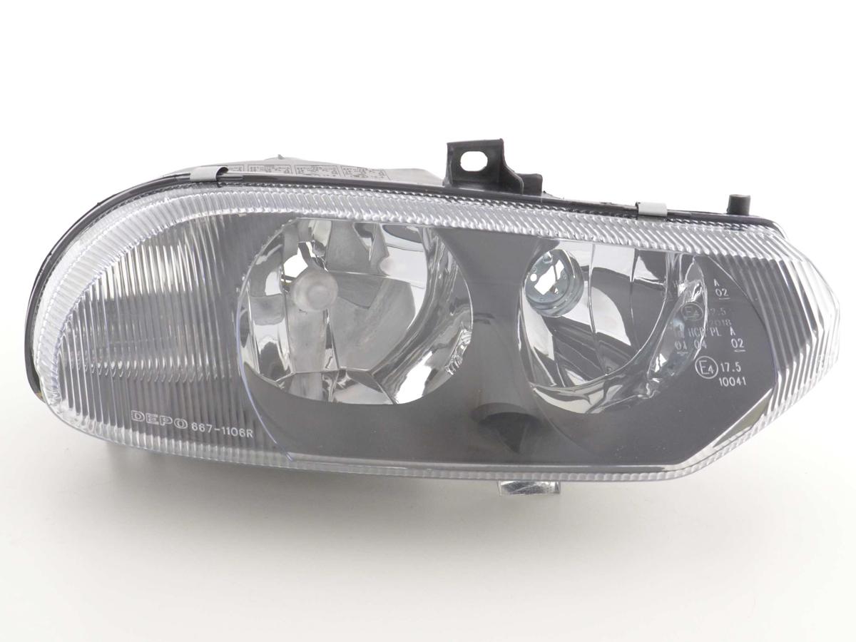 Wear parts headlight right Alfa Romeo 156 type 932 97-03 black