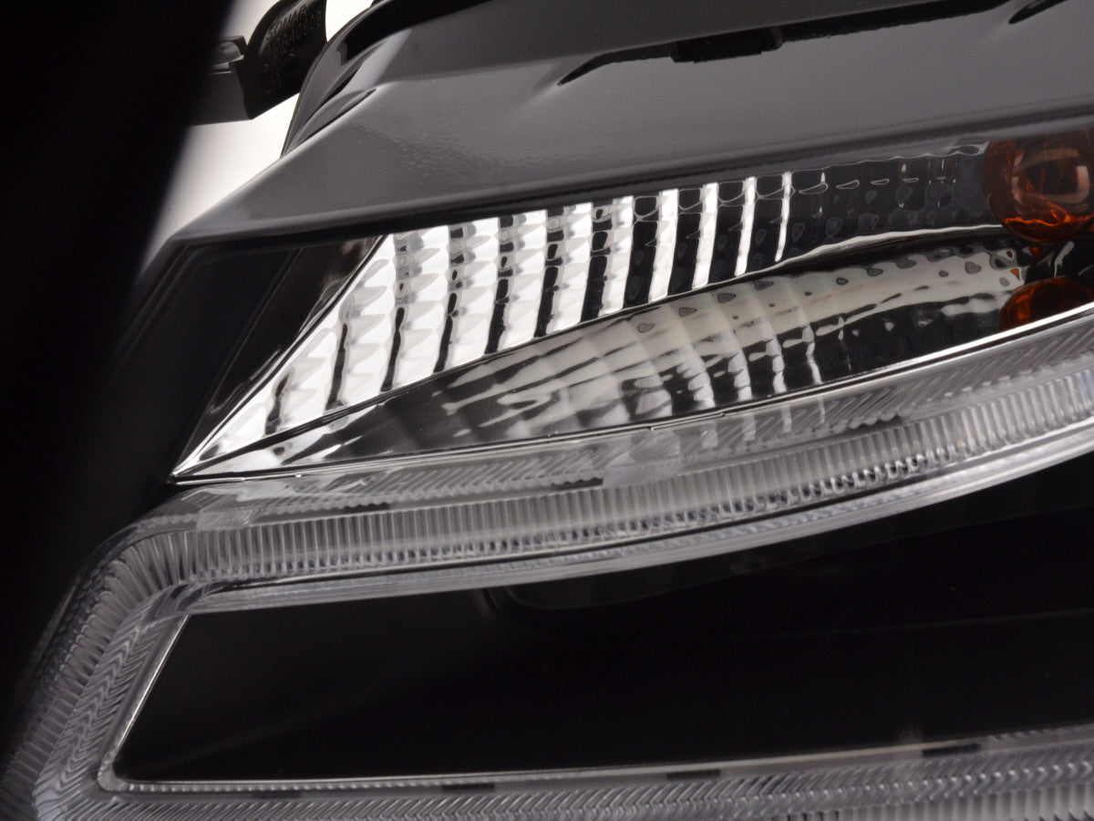 Scheinwerfer Set Daylight LED Tagfahrlicht Audi A4  2008-2011 schwarz