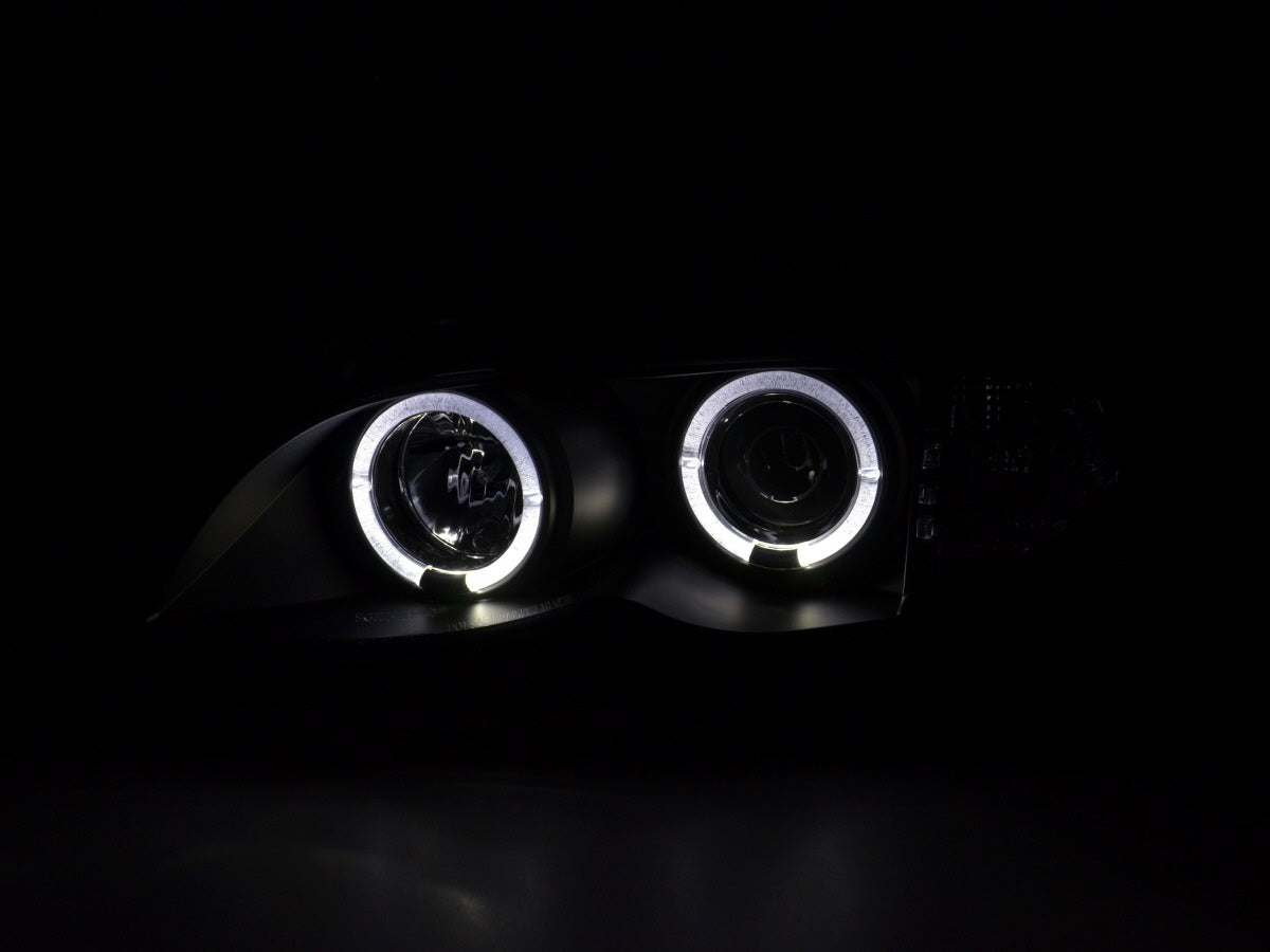 Headlight set BMW 3 Series E46 Limo/Touring 02-05 black