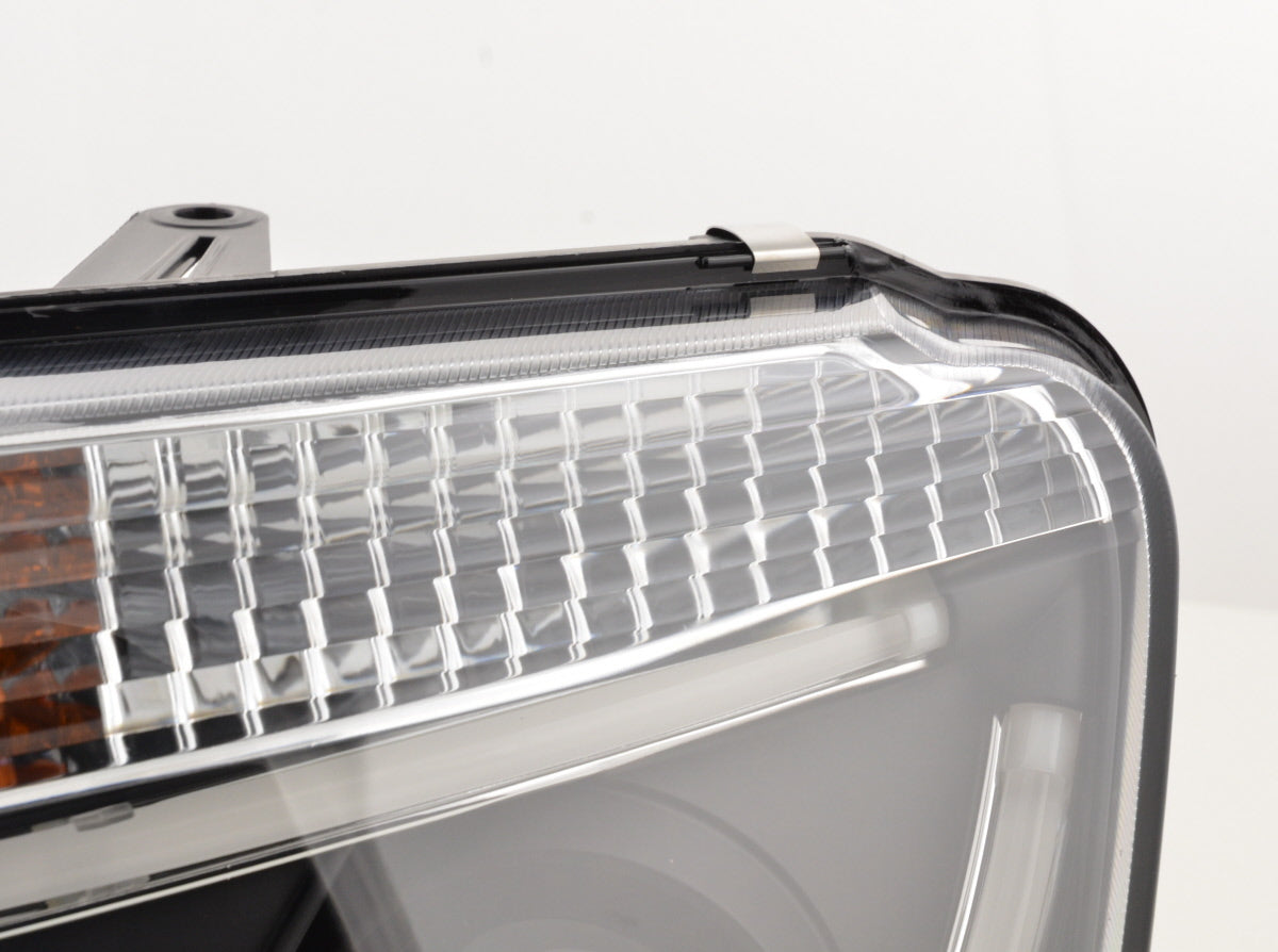Headlight set Daylight LED DRL look Dacia Duster 10-13 black