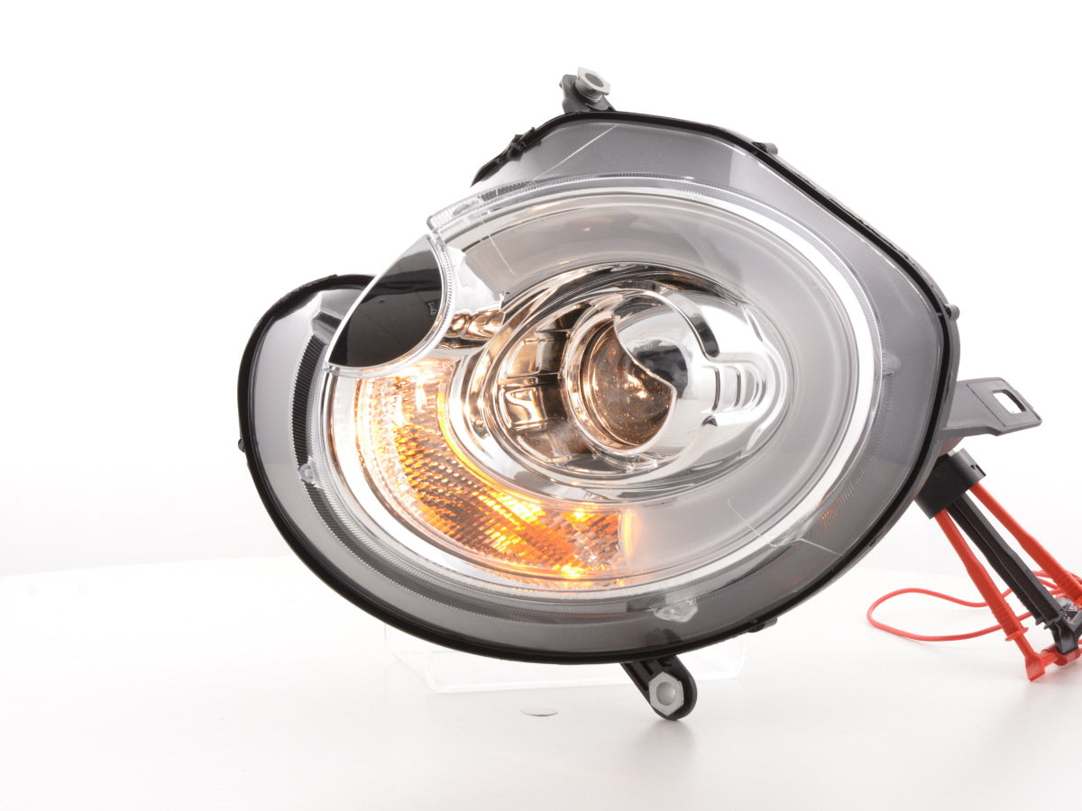 Headlight set Daylight LED DRL look Mini One / Cooper 06-10 chrome