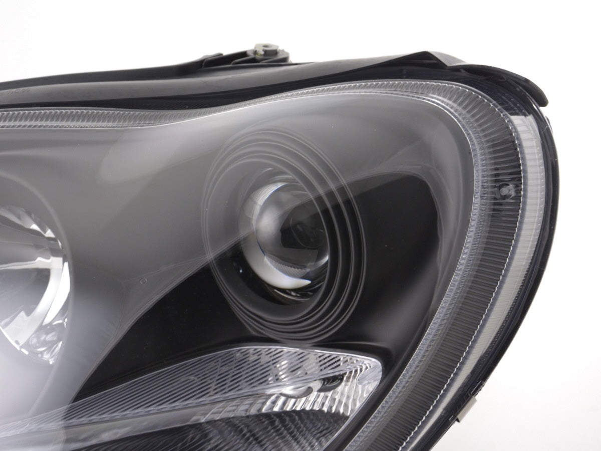 Headlight set Mercedes S-Class type W220 98-01 black