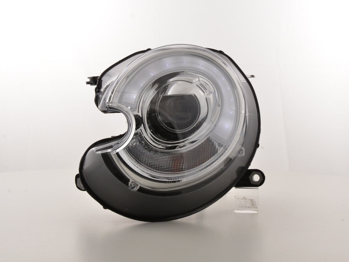 Headlight set Daylight LED DRL look Mini One / Cooper 06-10 chrome
