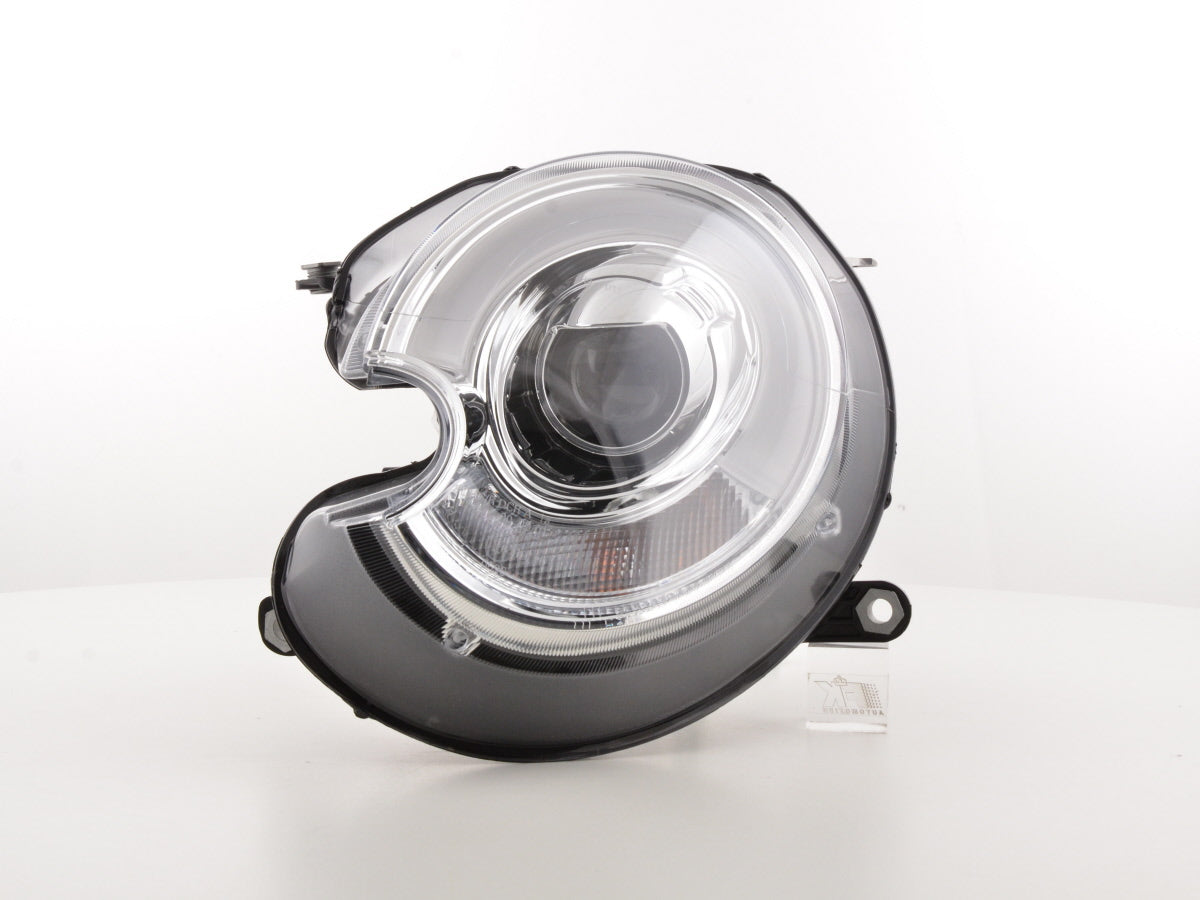 Headlight set Daylight LED DRL look Mini One / Cooper 06-10 chrome
