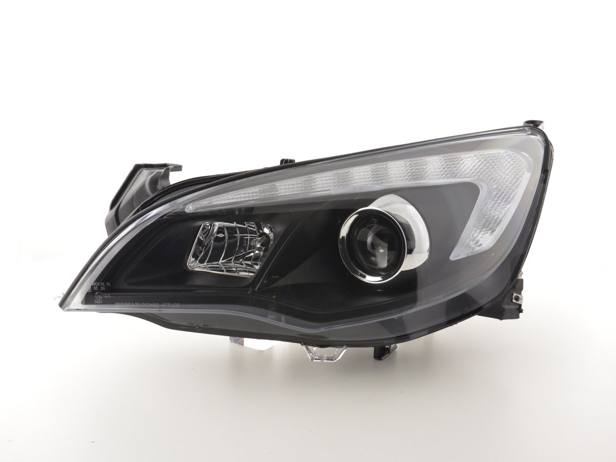 Scheinwerfer Set Opel Astra J 5-türig  2009-2012 schwarz mit Motor
