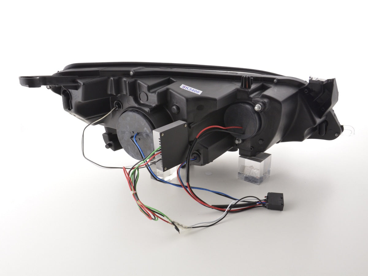 Scheinwerfer Set Opel Astra J 5-türig  2009-2012 schwarz