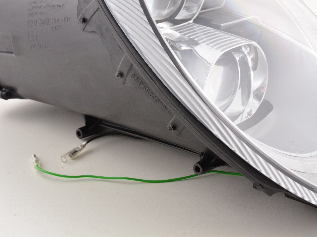 Scheinwerfer Set Daylight LED TFL-Optik Porsche 911 Typ 997  04-08 chrom