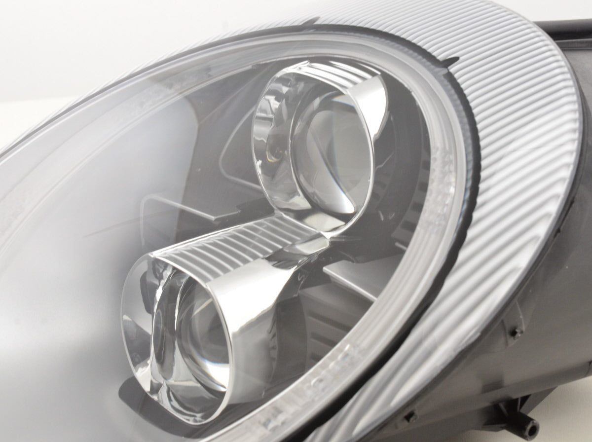 Scheinwerfer Set Daylight LED TFL-Optik Porsche 911 Typ 997  04-08 chrom