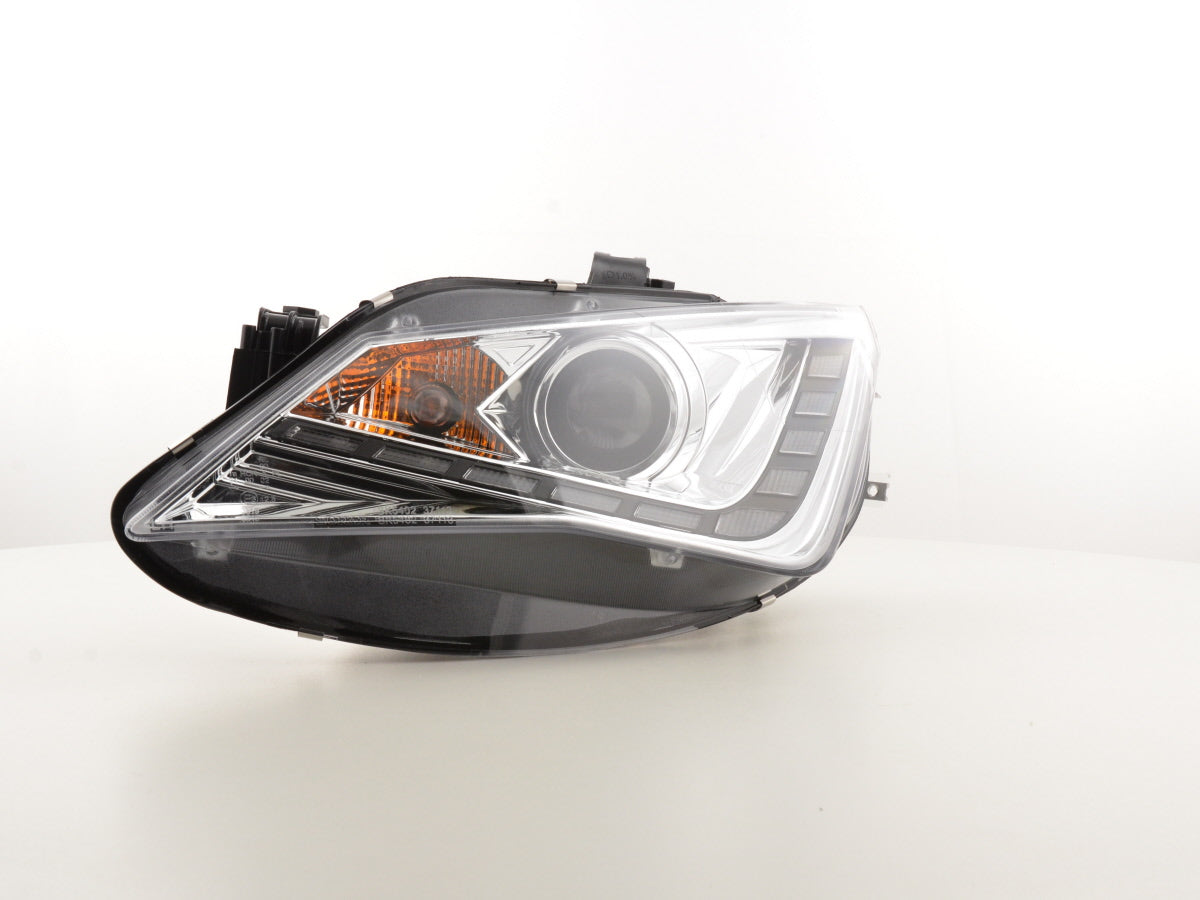 Headlight set Daylight LED TFL-optic Seat Ibiza 6J from 2012 chrome
