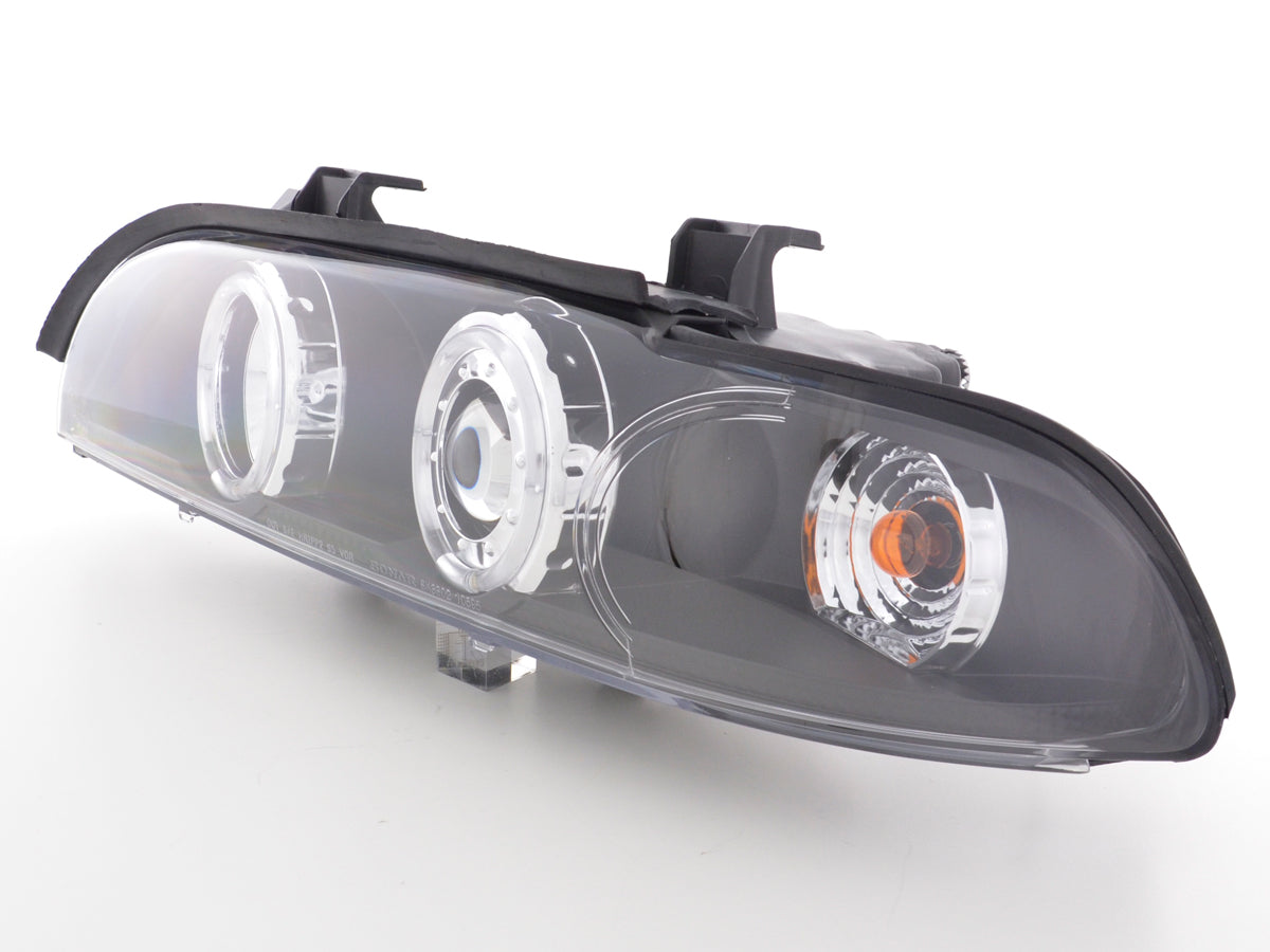 Headlight set BMW 5 Series E39 95-00 black