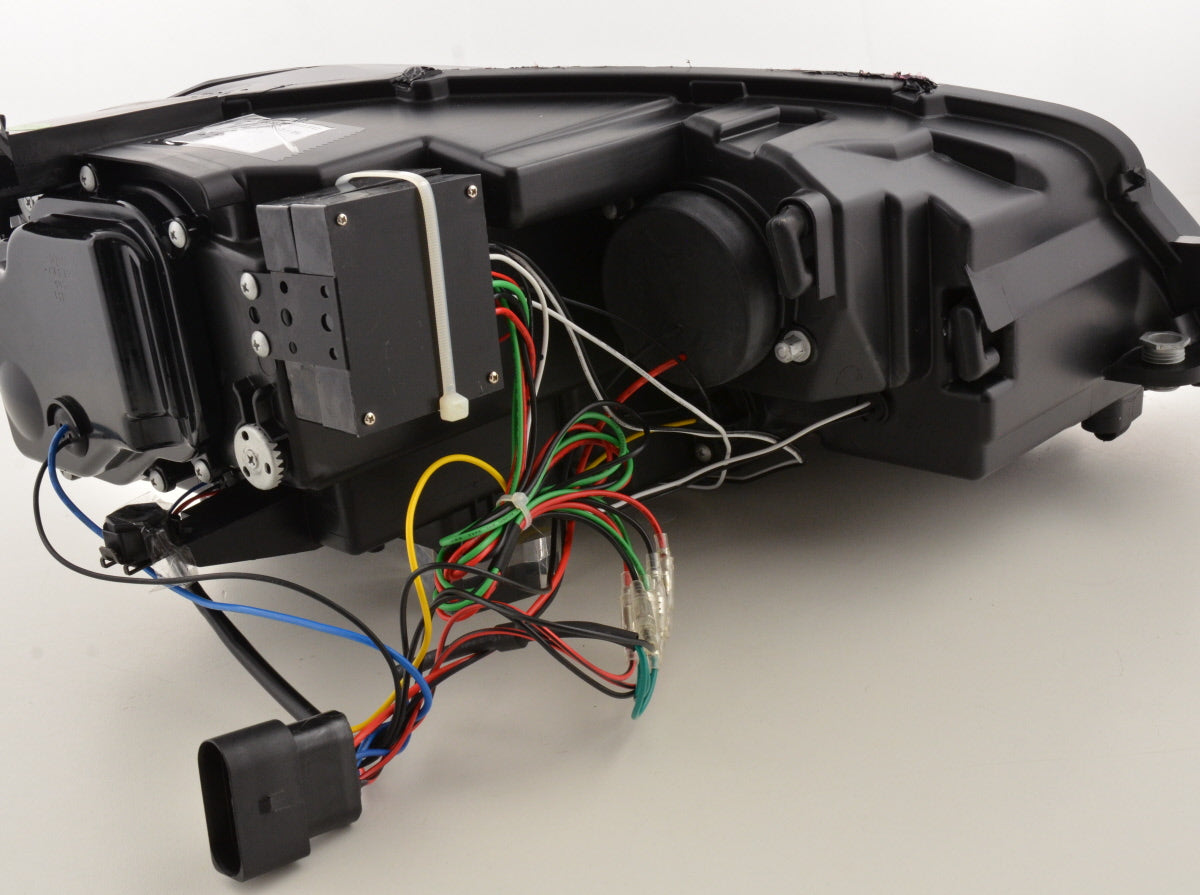 Scheinwerfer Set Daylight LED Tagfahrlicht VW Golf 7  ab 2012 schwarz/chrom