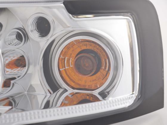 Headlight set VW Passat Type 3B 97-00 chrome