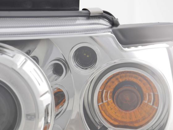 Headlight set VW Passat Type 3B 97-00 chrome