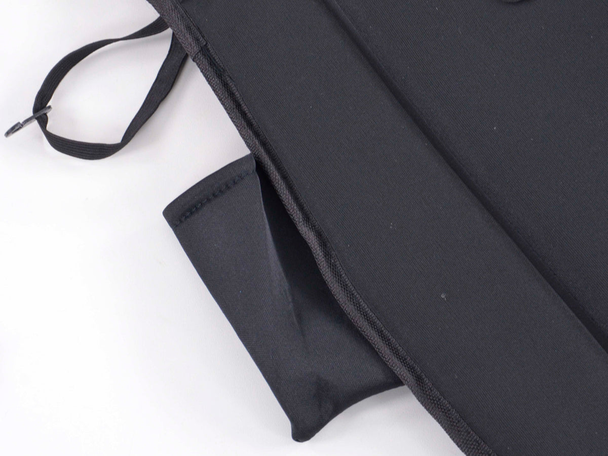 Seat cover with seat heating and massage function black