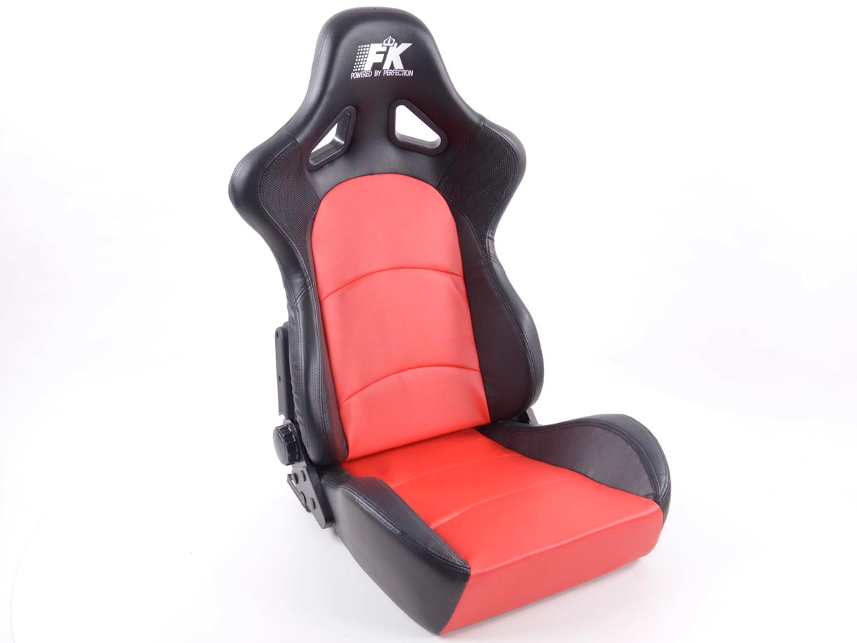 FK Sportsitze Auto Halbschalensitze Set Cyberstar Kunstleder schwarz /blau