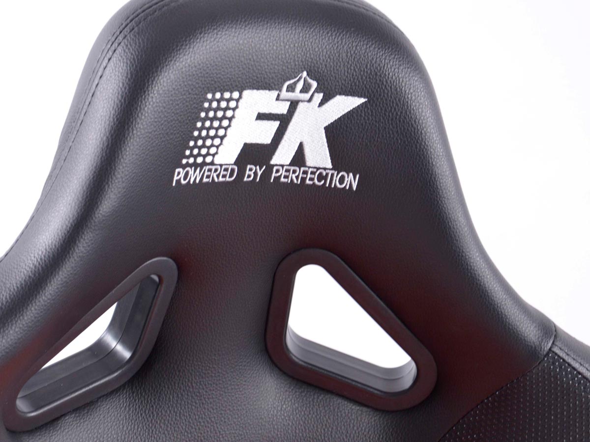 FK Sportsitze Auto Halbschalensitze Set Cyberstar Kunstleder schwarz /blau