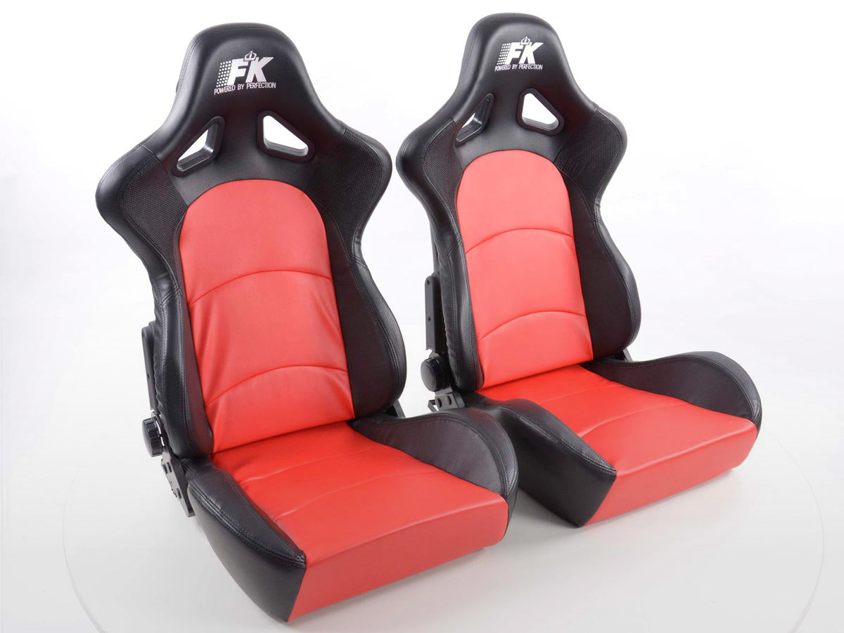 FK Sportsitze Auto Halbschalensitze Set Control in Motorsport-Optik