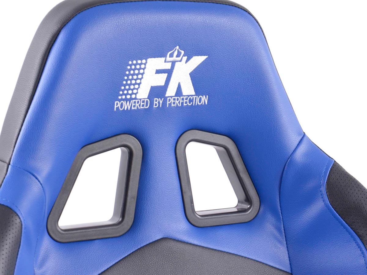 FK sports seats car full bucket seats set Race 1 with glossy fiberglass cover