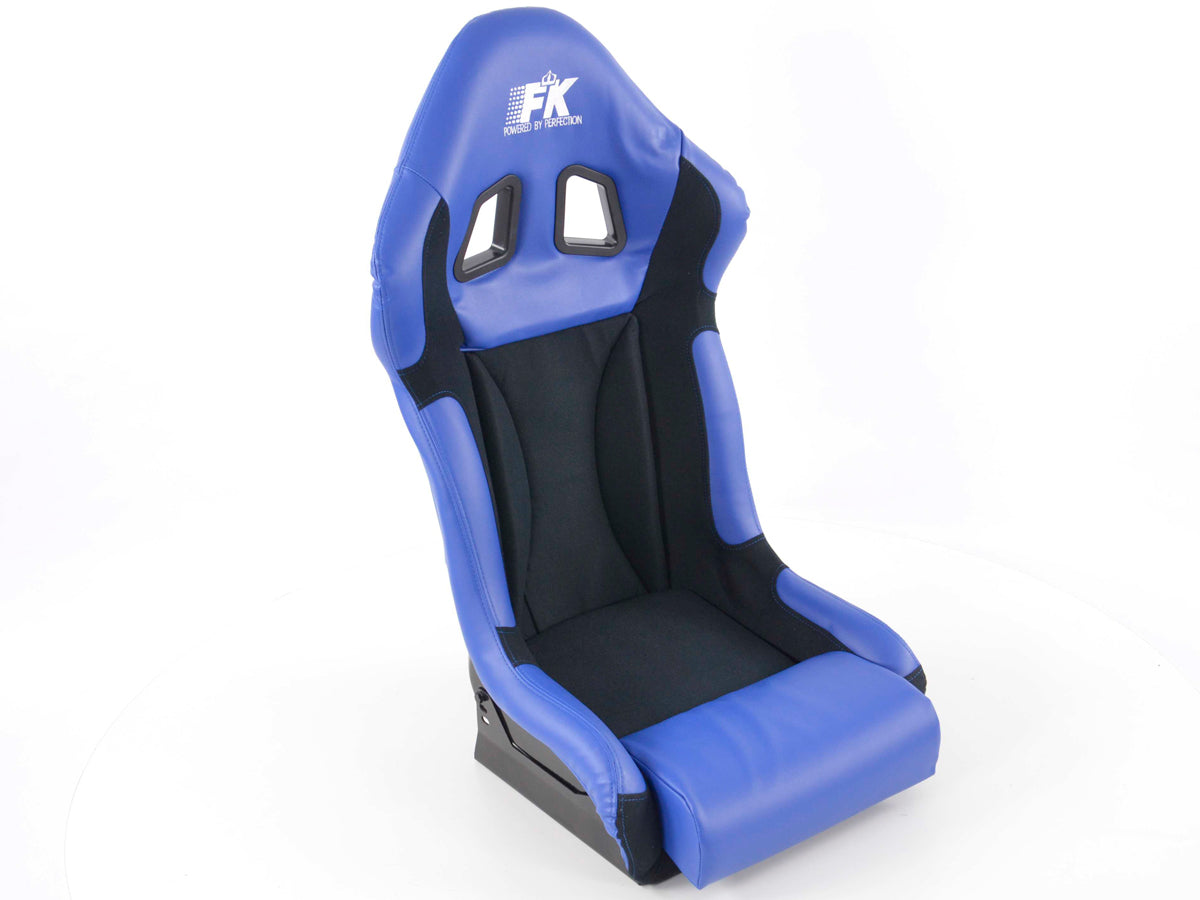 FK sports seats car full bucket seats set Race 1 with glossy fiberglass cover