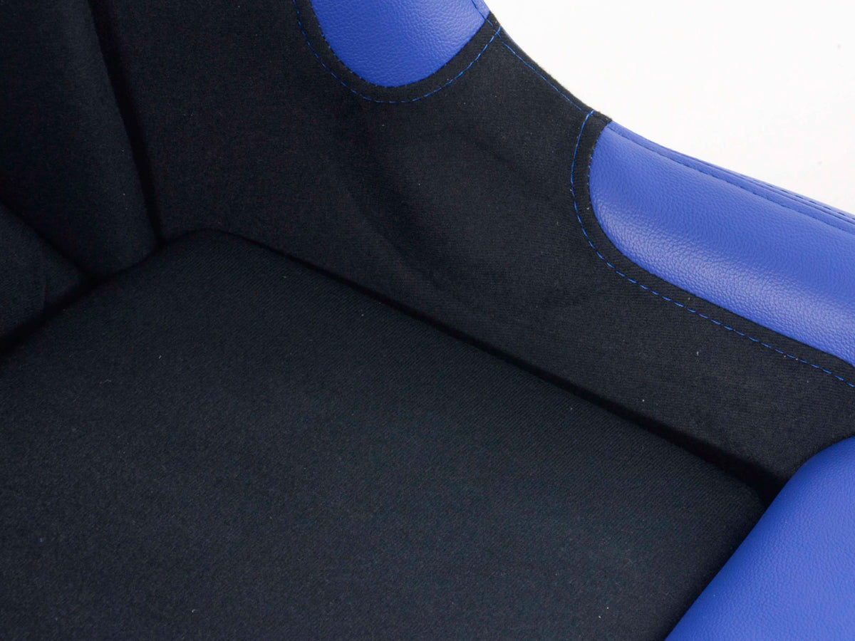 FK sports seats car full bucket seats set Race 1 with glossy fiberglass cover