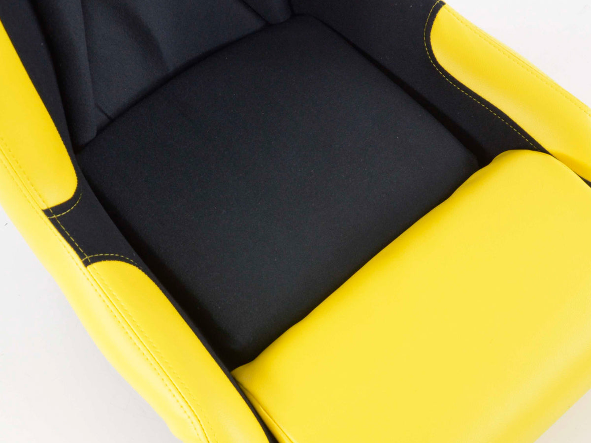 FK sports seats car full bucket seats set Race 1 with glossy fiberglass cover