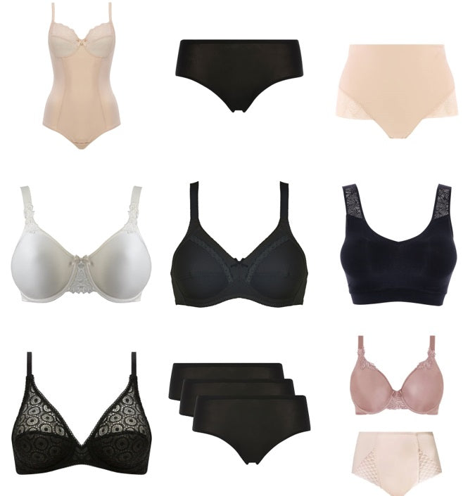 CHANTELLE mix of lingerie & pants, bras, body corsets 