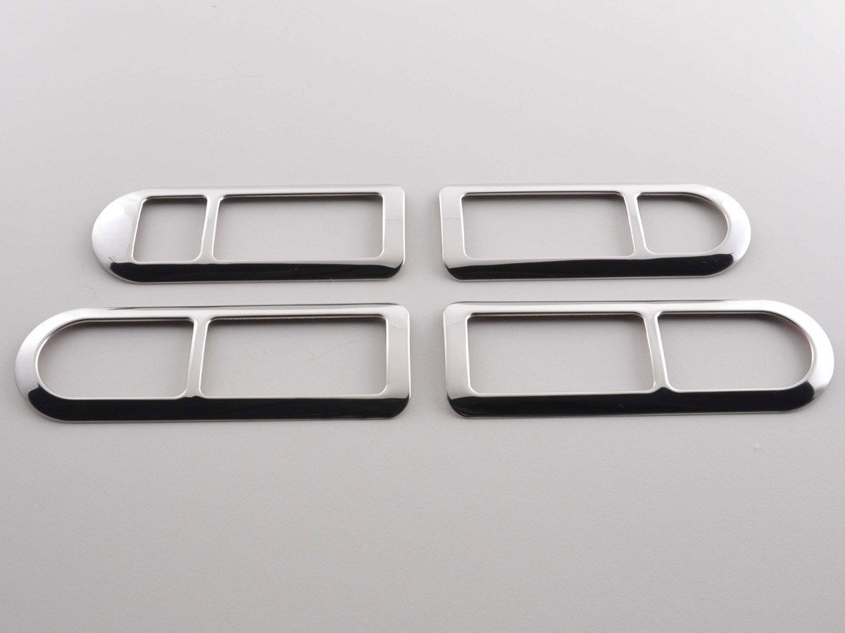 Door handle frame chrome inside VW Polo (Type 9N) 01-05, stainless steel