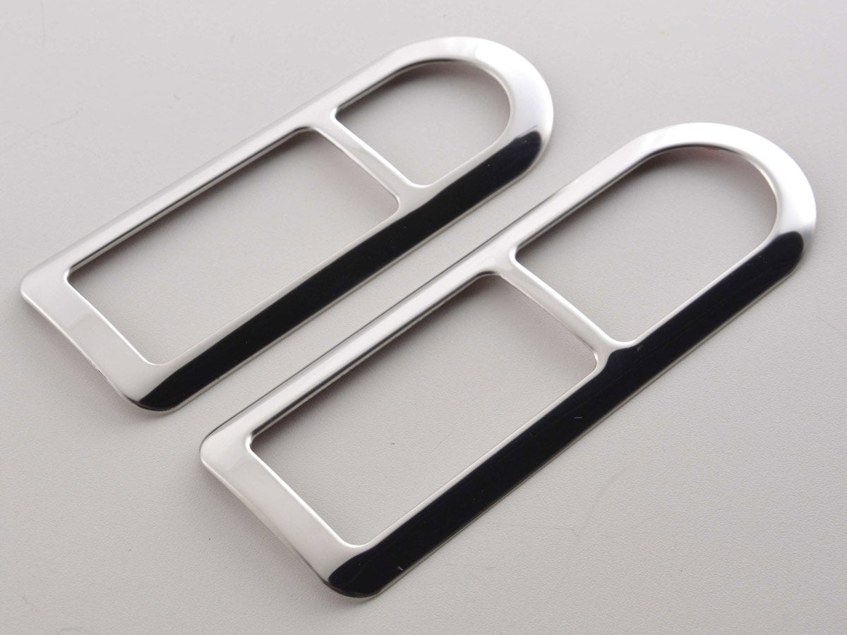 Door handle frame chrome inside VW Polo (Type 9N) 01-05, stainless steel